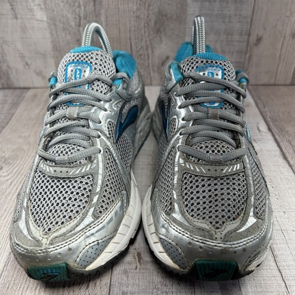 Brooks Addiction 11 Women's Running Shoes Silver Shadow Size 7 2E 1201402E318 - Picture 3 of 15